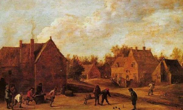 David Teniers the Younger Village scene China oil painting art